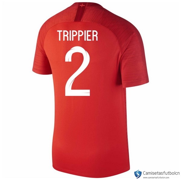 Camiseta Seleccion Inglaterra Segunda equipo Trippier 2018 Rojo